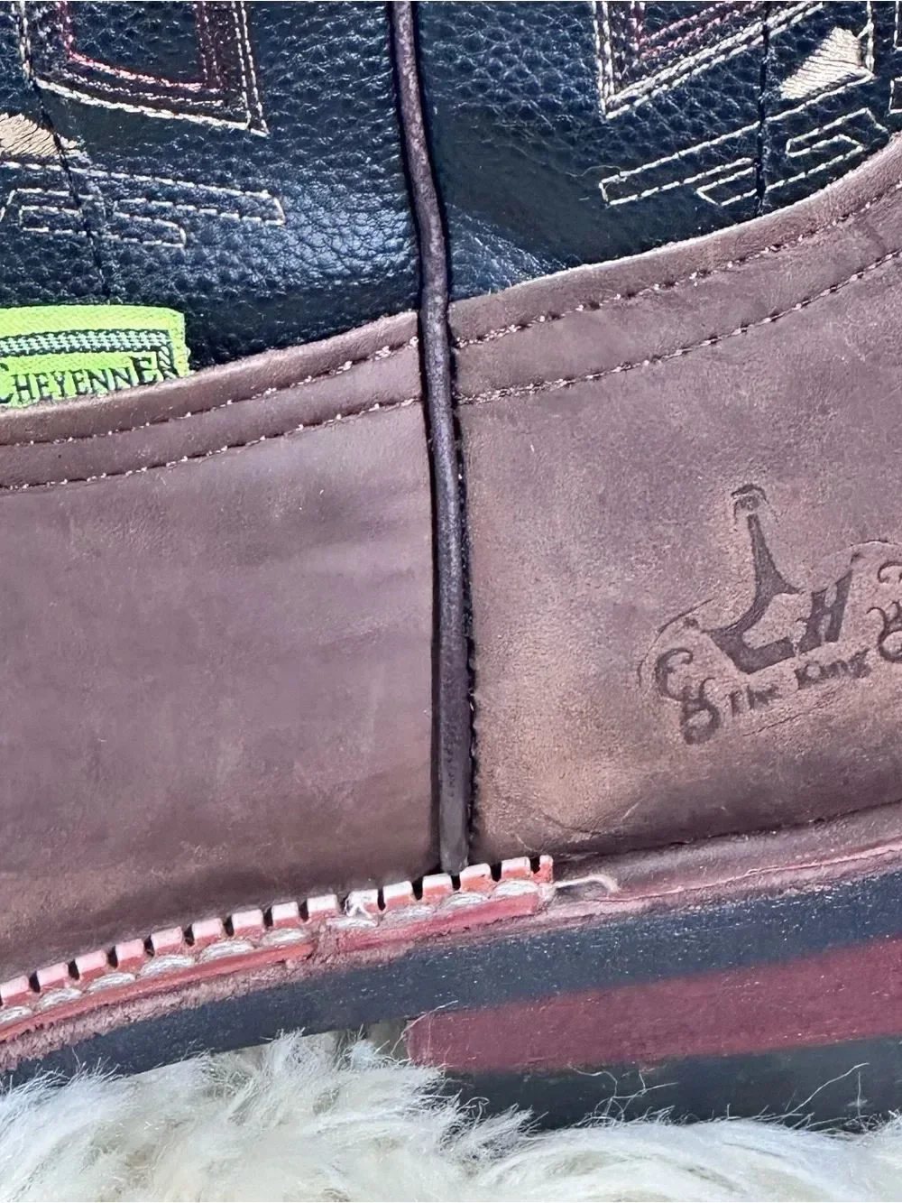 Cheyenne Men's Brown Western Work Boots